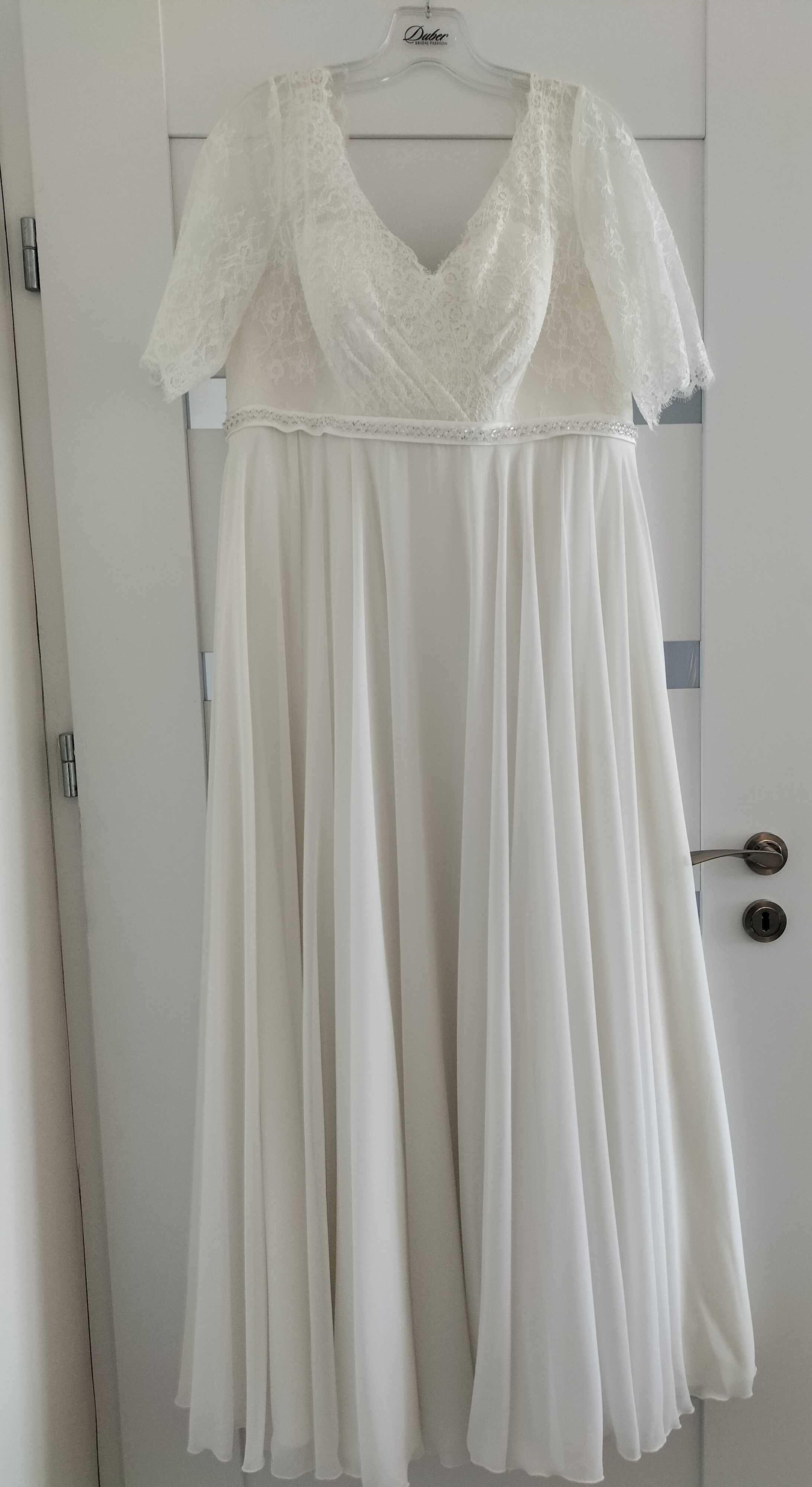 Śliczna suknia ślubna rozmiar 48