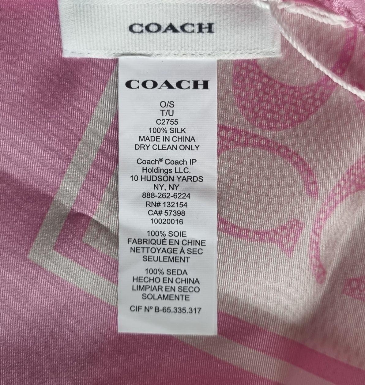 Apaszka chusta Coach