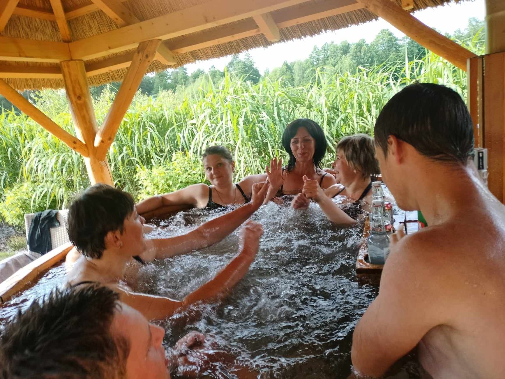 Domek Drewniany z Sauną i Balia na wyłączność
