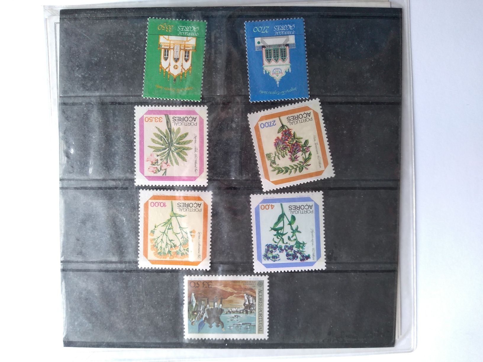 Carteira Selos dos CTT - Açores/Portugal 1982