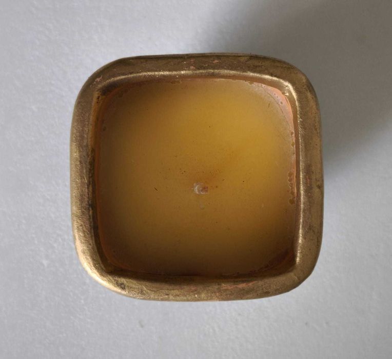 Vela de Natal em Pote de Barro