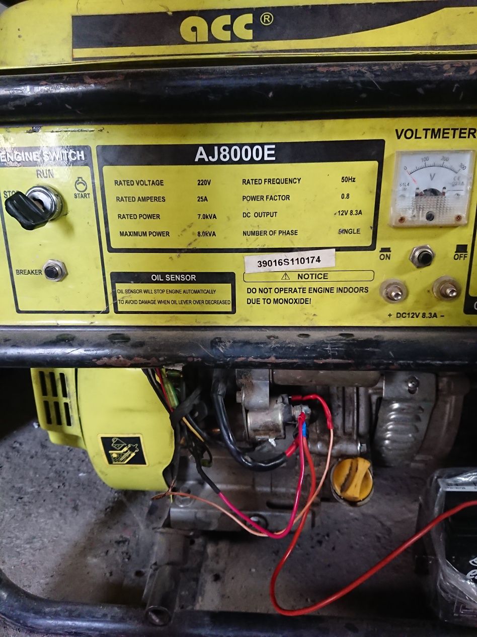 Генератор 8 кВт АСС АJ 8000 Е