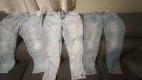 Spodnie jeansy chłopięce 110 i 116