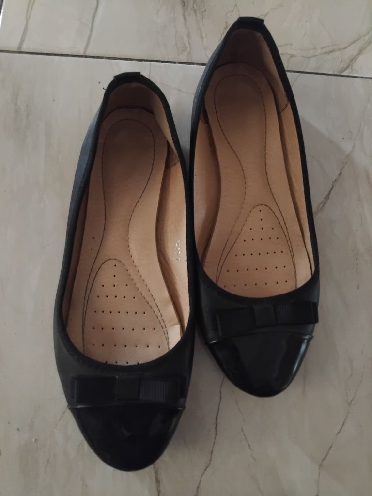 Baleriny czarne eleganckie