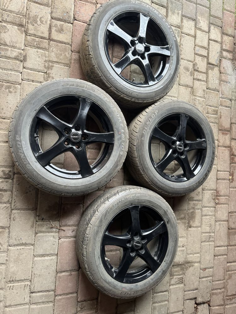 Продам титани з шиною нові r17 5x108 215/60/r17