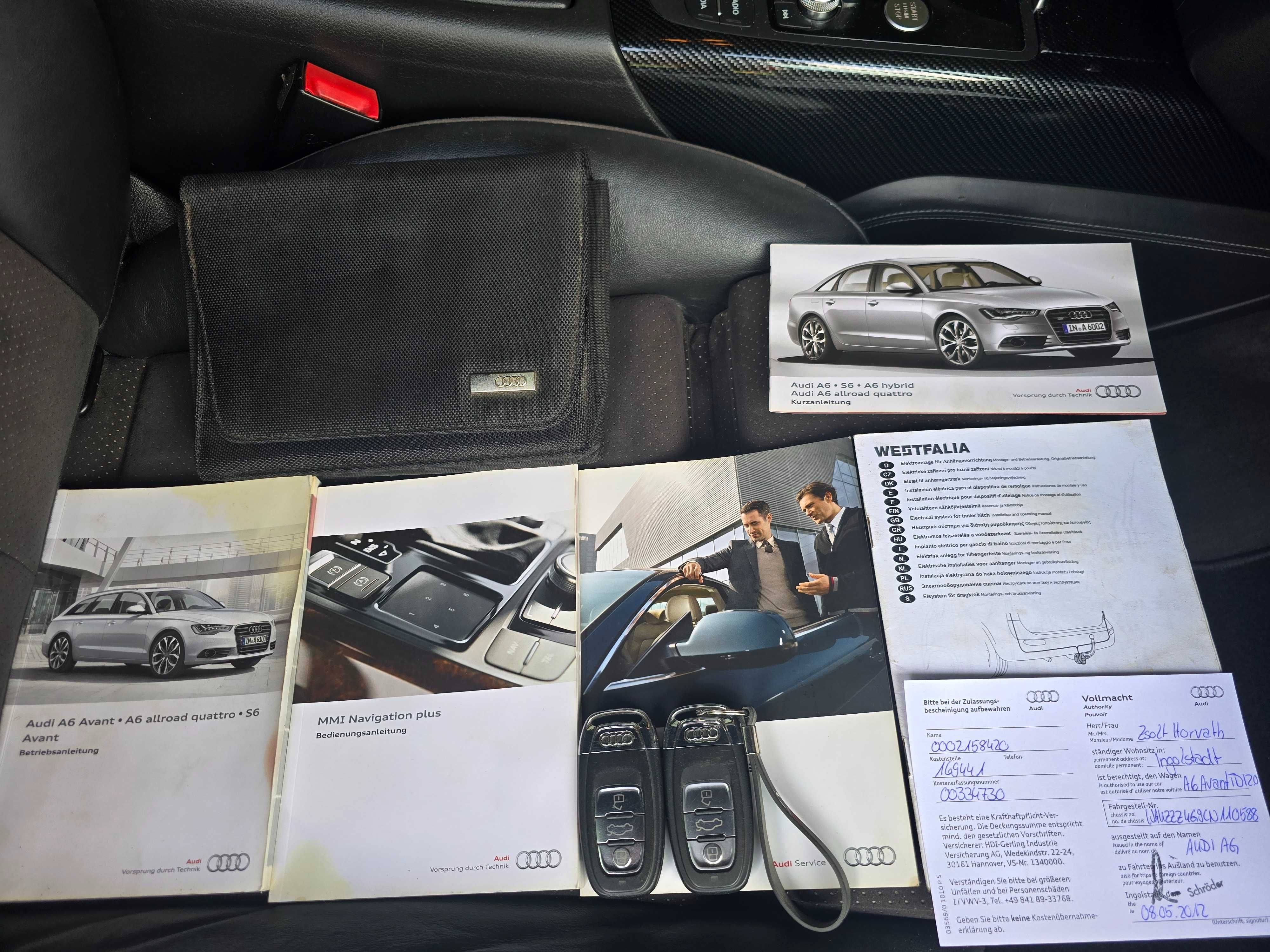 Audi a6 c7 2012r 2.0tdi 177km Sline avant manual webasto alcantara