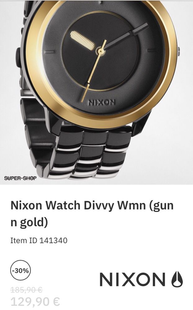 Relógio Nixon Divvy