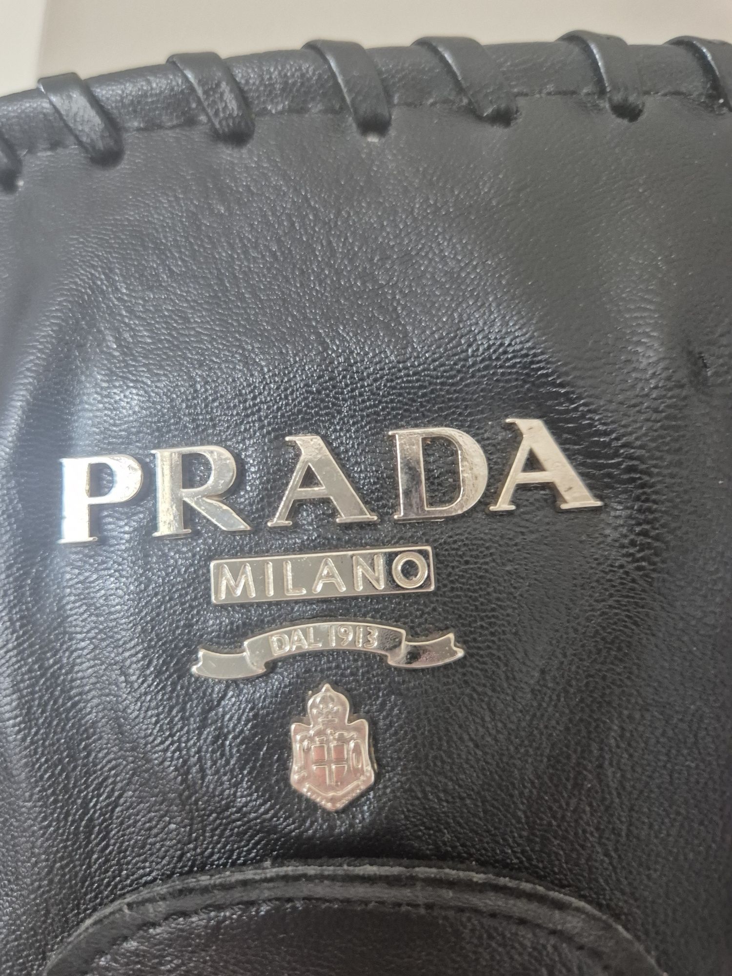Torebka Prada Milano Dal 1913 czarna vintage