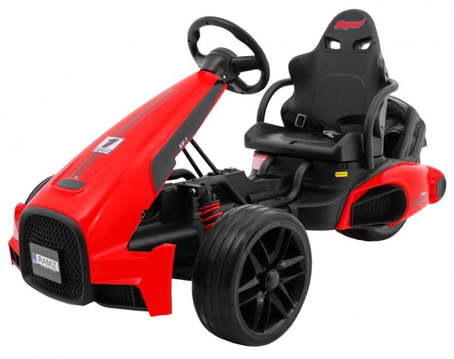 Gokart XR-1 auto akumulatorowe czerwone dla dzieci - EkstraZabawki.pl