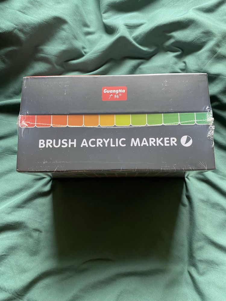 GuangNa markery akrylowe acrylic brush marker 240 sztuk/ pcs nowe