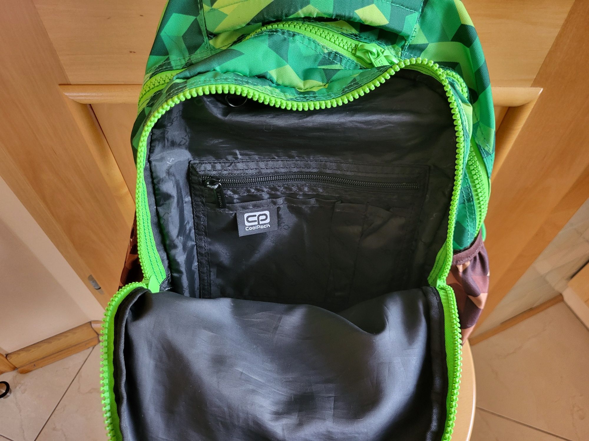 Plecak szkolny Coolpack Jungle City, Minecraft śniadaniówka