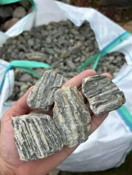 Kora Kamienna Płukana Gnejs Kamień Naturalny Opaska Rabata Ścieżka