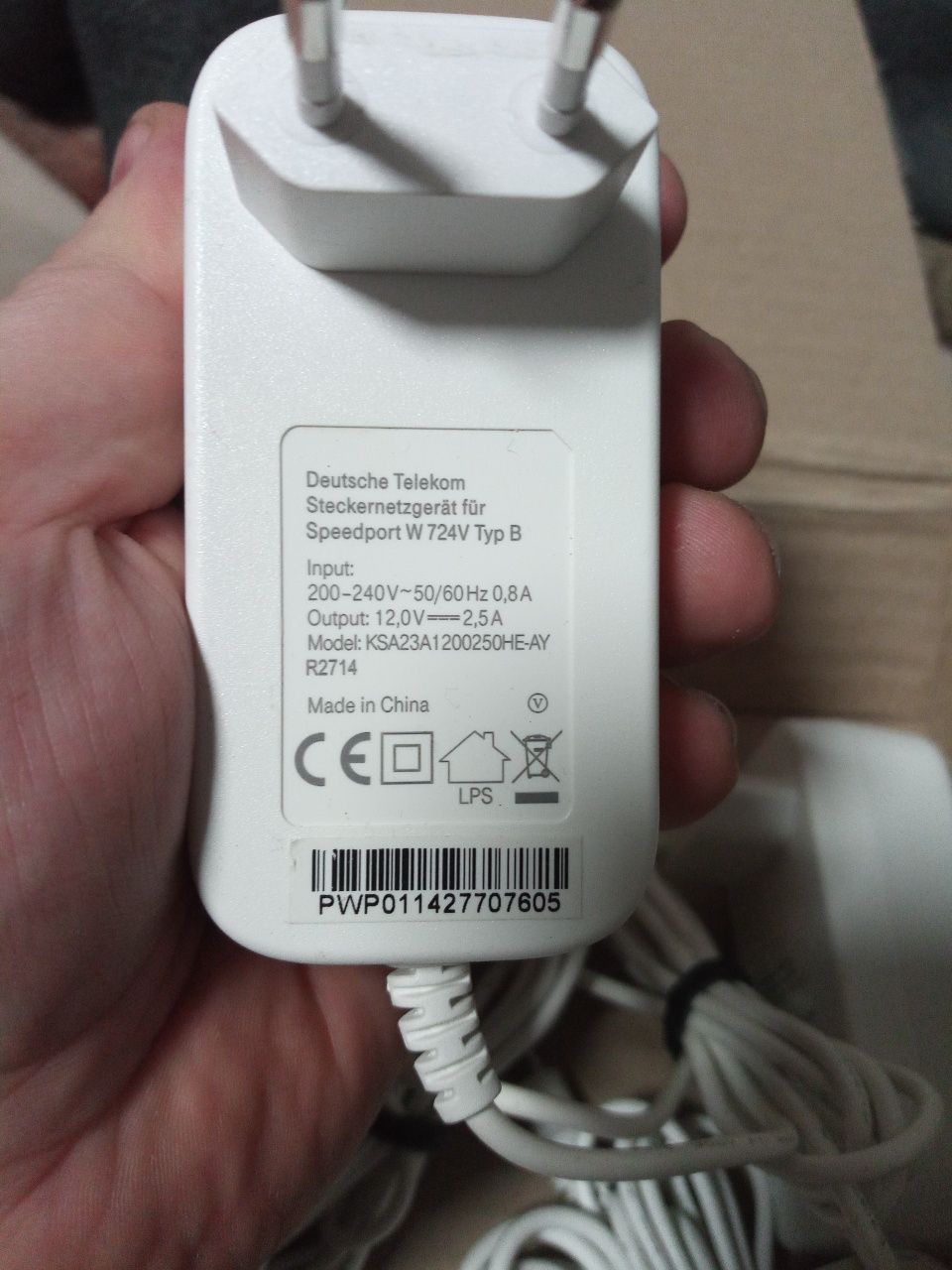 10 шт Блок питания Deutsche Telekom адаптер живлення 12В 12V 2.5А 30W