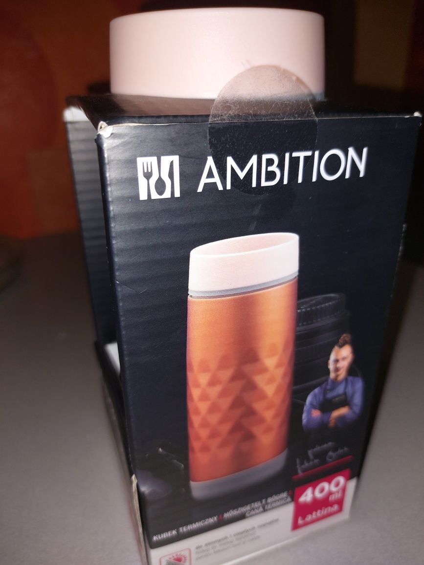 Термочашка Ambition 400 ml. Пляшка для води спортивна.