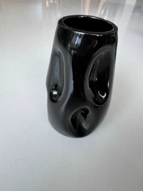 wazon Home&You darcos – czarna porcelana - nowoczesny