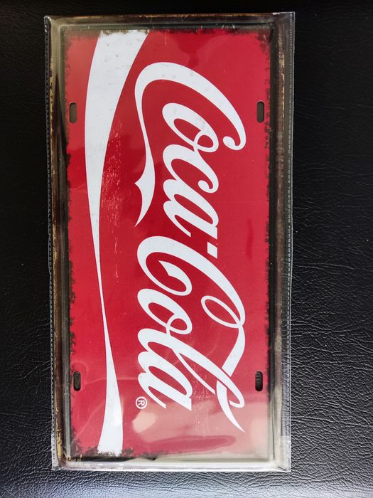 Placa metal Coca-Cola, Bacardi, Gin Tonic - Estilo Vintage