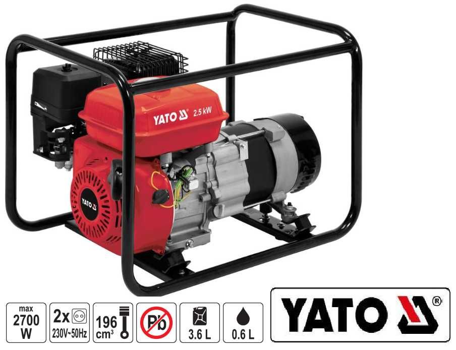 Генератор 2,5кВт 2700W AVR із захистом перевантаження