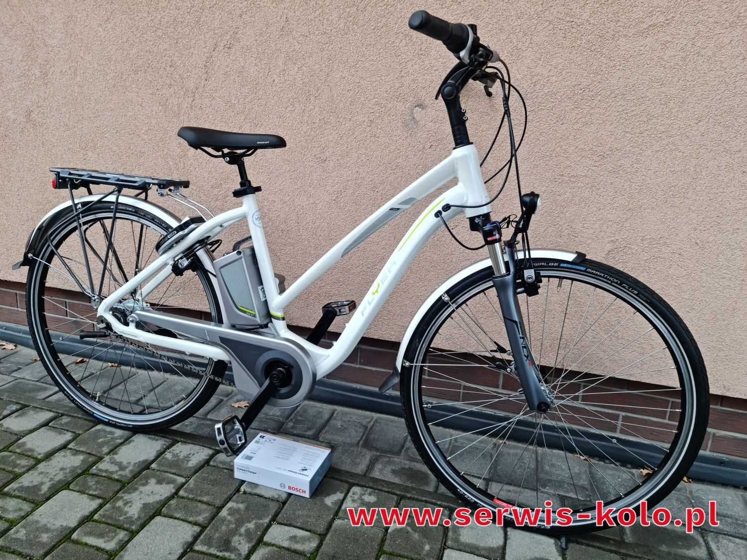 Rower elektryczny damski damka FLYER koła 28 SHIMANO NEXUS okazja