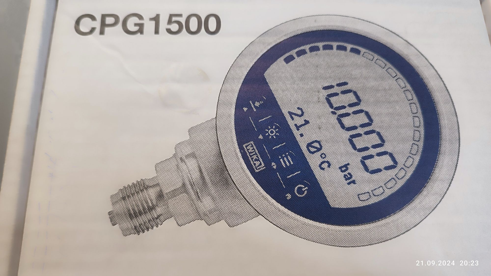 Manometr Wika CPG1500