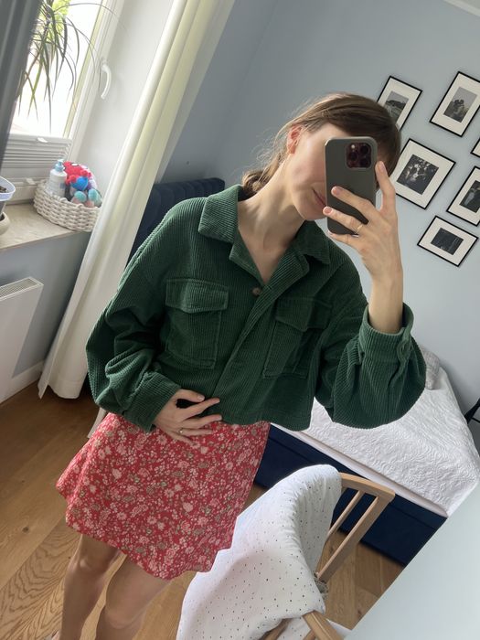 The odder side kurtka olive M zielona