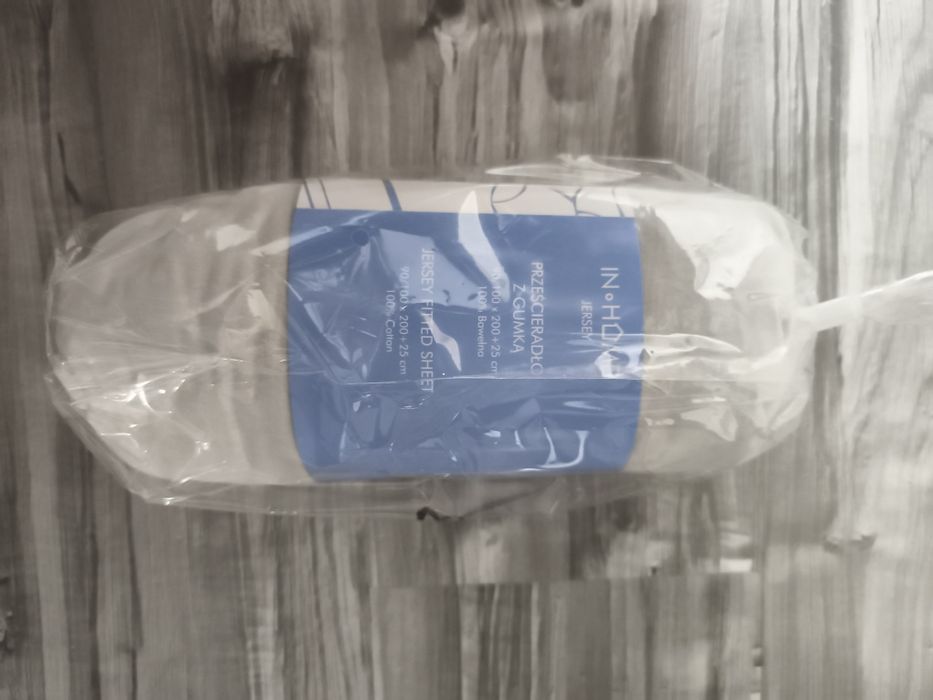 Prześcieradło z gumką Jersey jasny szary 90/100x200+25cm