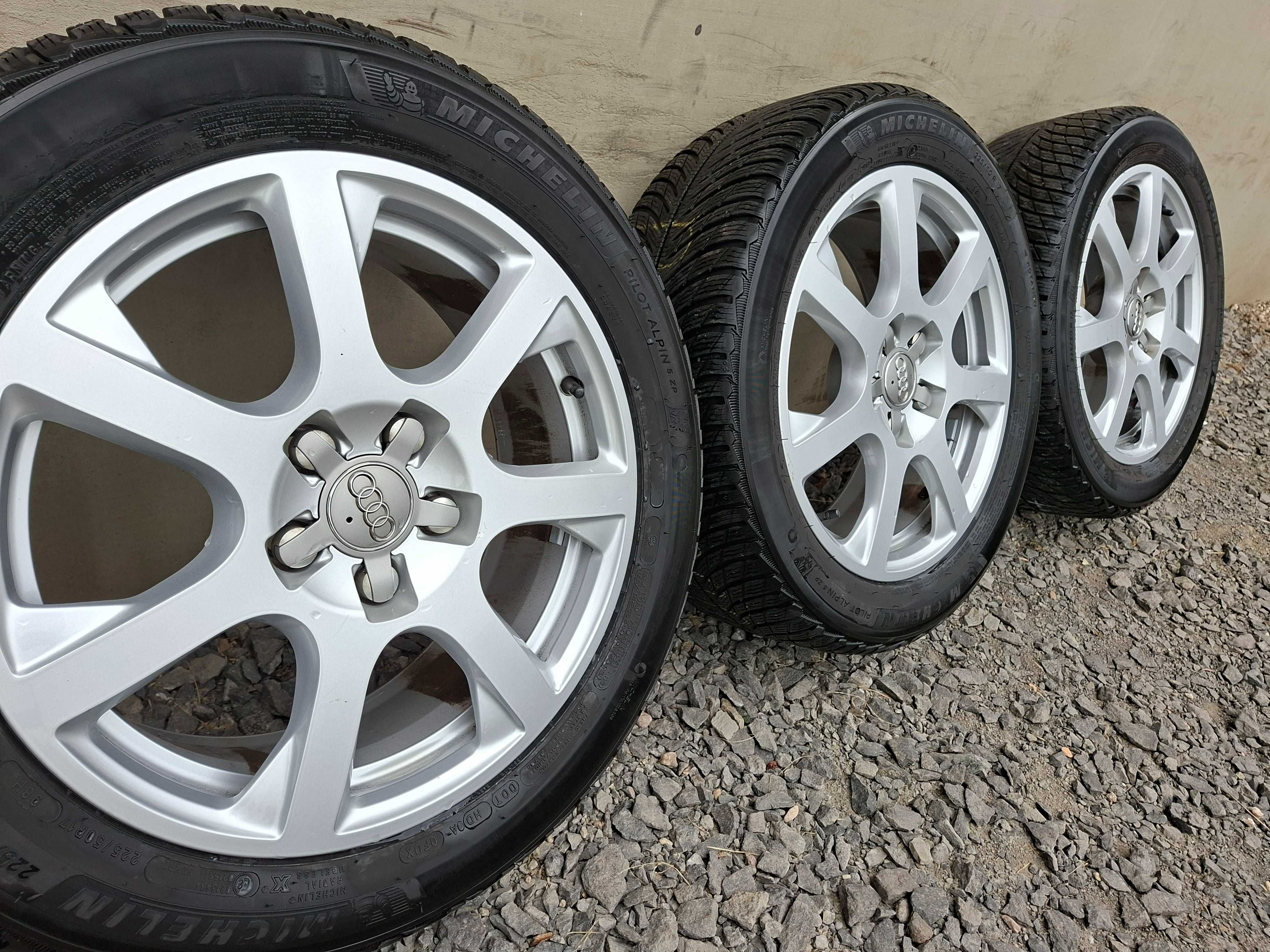 [K48] Koła ZIMOWE,ALUFELGI 17'' 5x112 ORYGINAŁ AUDI A4 B7,B8,B9,A6 C6.