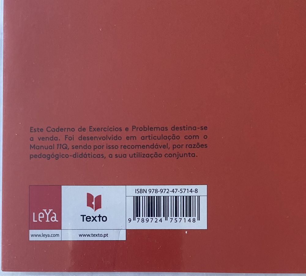 Cadernos de exercicios de Quimica A - 11. Ano