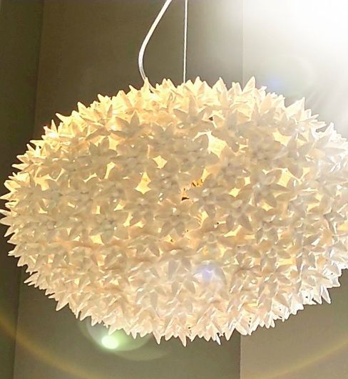 LAMPA Bloom wisząca LED Kartell design Ferruccio Laviani,biała