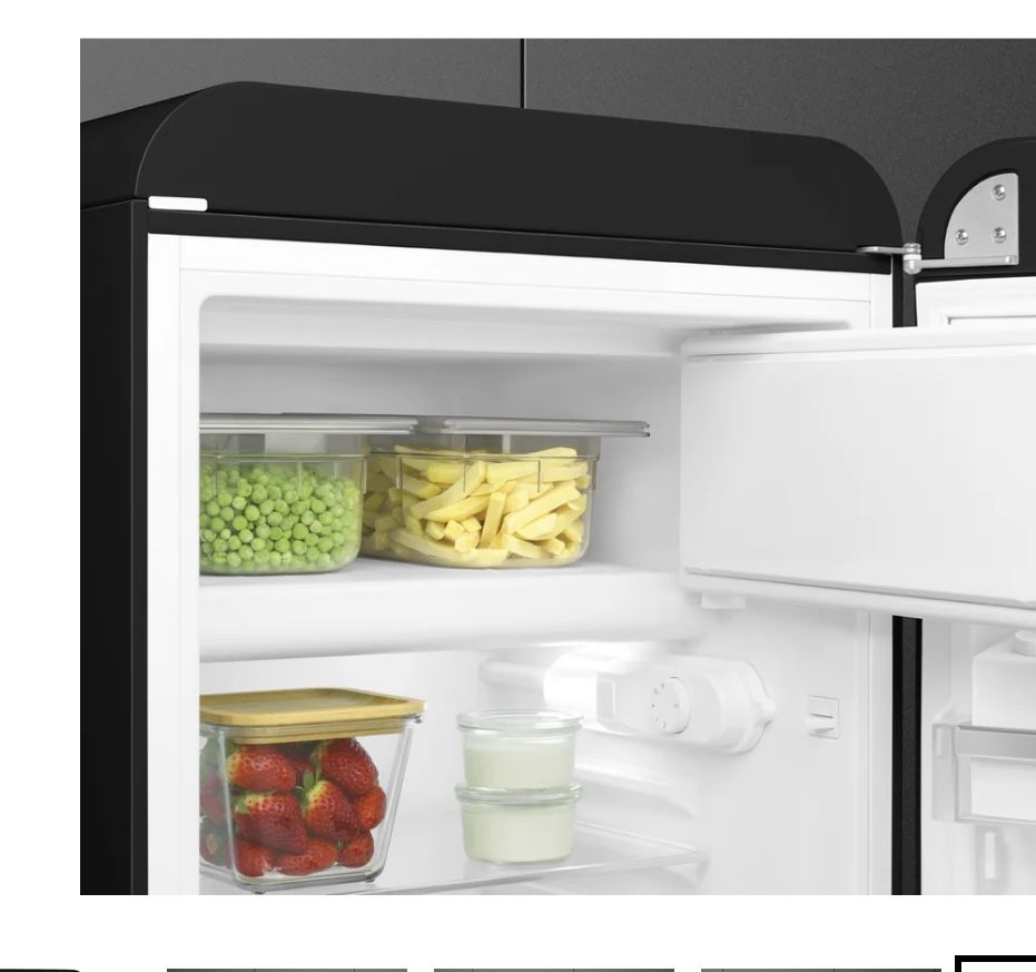 Frigorífico preto SMEG