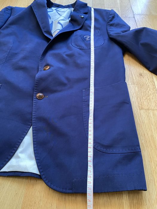 Bawełniana marynarka z podwójnym splotem M 52 Interview Sarar