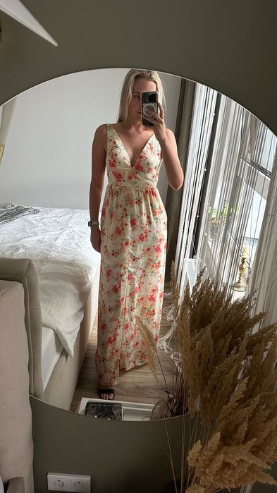 Długa sukienka Zara XS