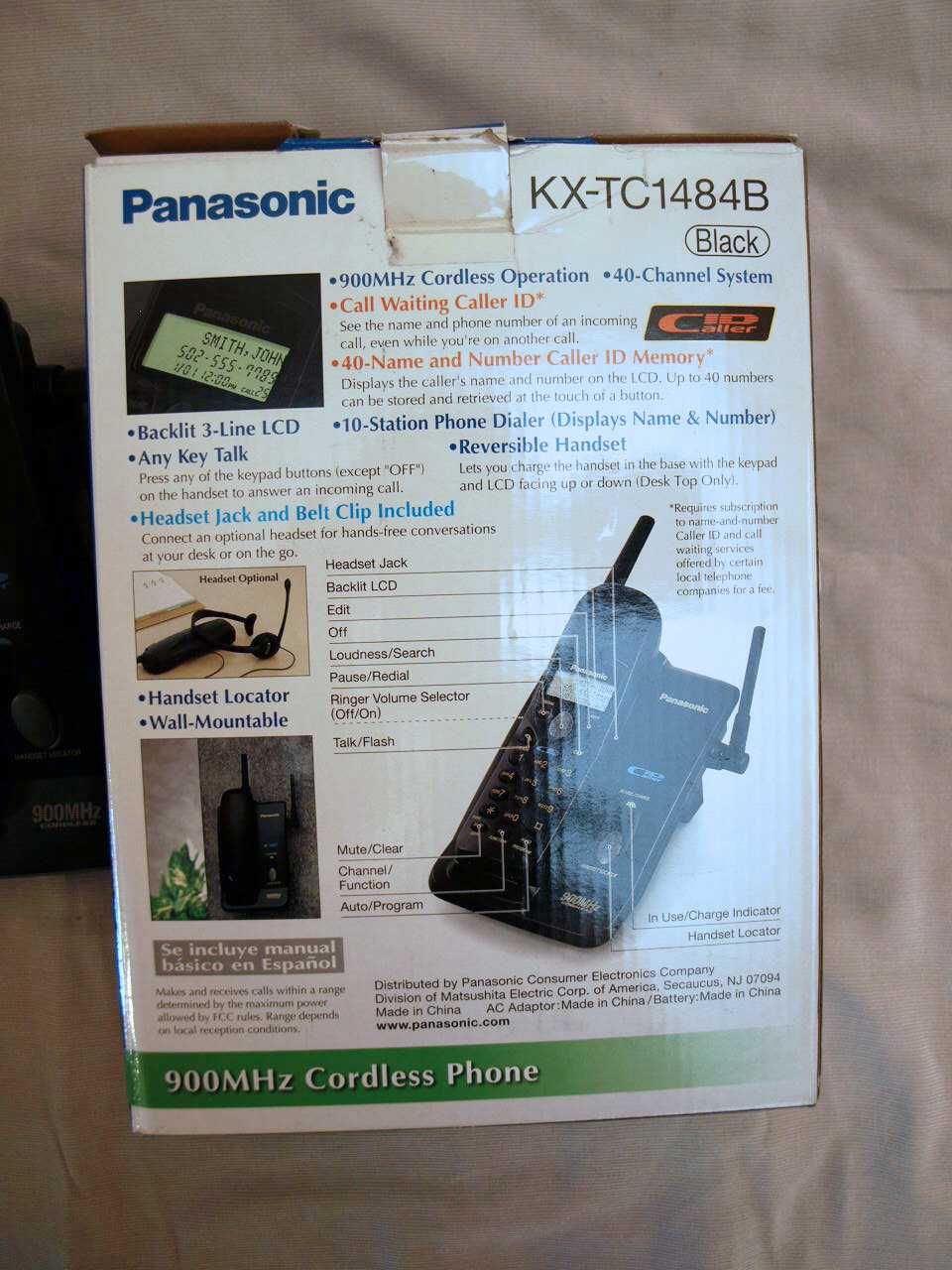 Продам НОВЫЙ  радиотелефон  Panasonic KX-TC1484B