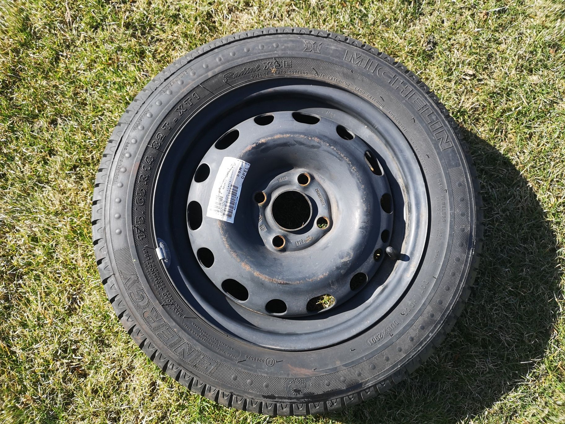 Koło zapasowe Opel 14" 4x100, opona 175/65/14.