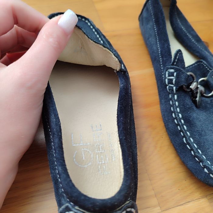 Дитячі замшеві мокасіни