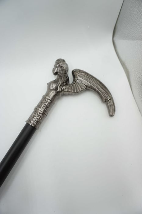 LASKA SPACEROWA STYLOWA rączka anioł kobieta ze skrzydłami