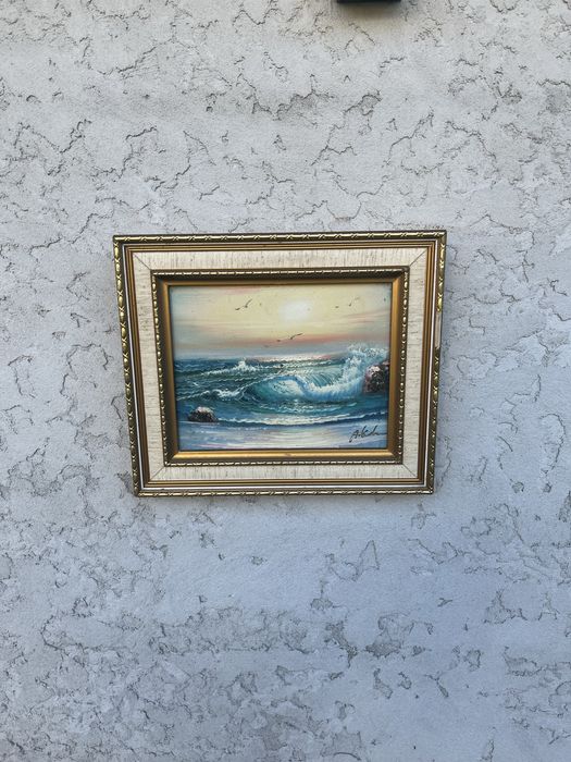 Quadro pequeno de ondas