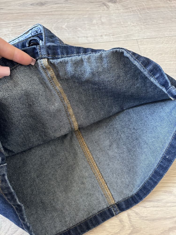 Jeansowa mini spódniczka brat y2k Hilfiger