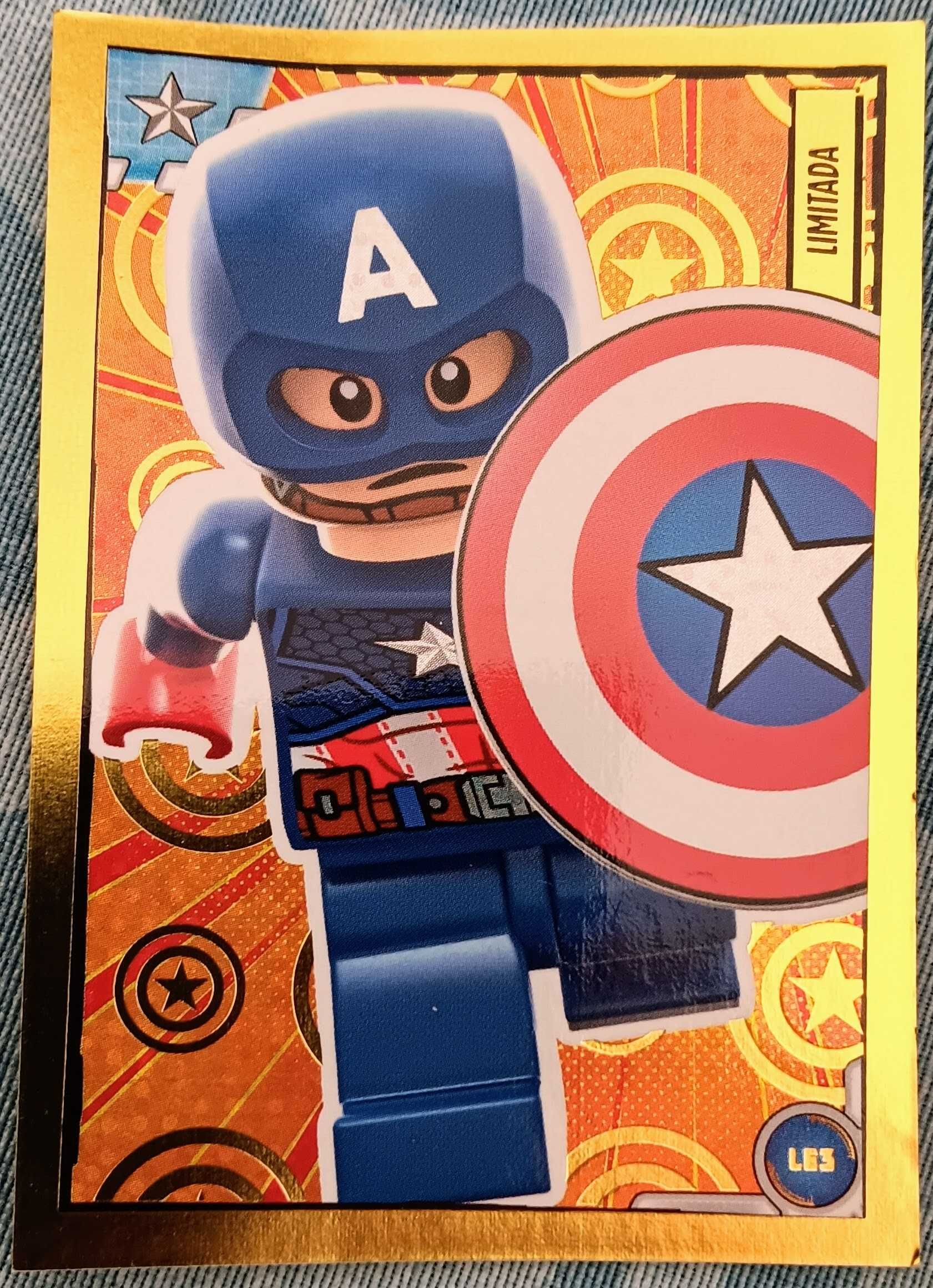 Revista Lego Spider-man 2 com carta Capitão América