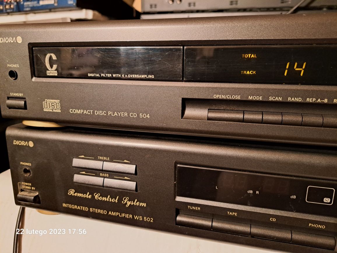 Wzmacniacz Diora Ws 502 Stan bardzo dobry