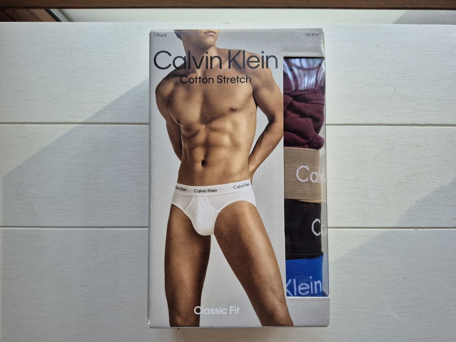 Majtki Slipy Męskie Calvin Klein M 7pak