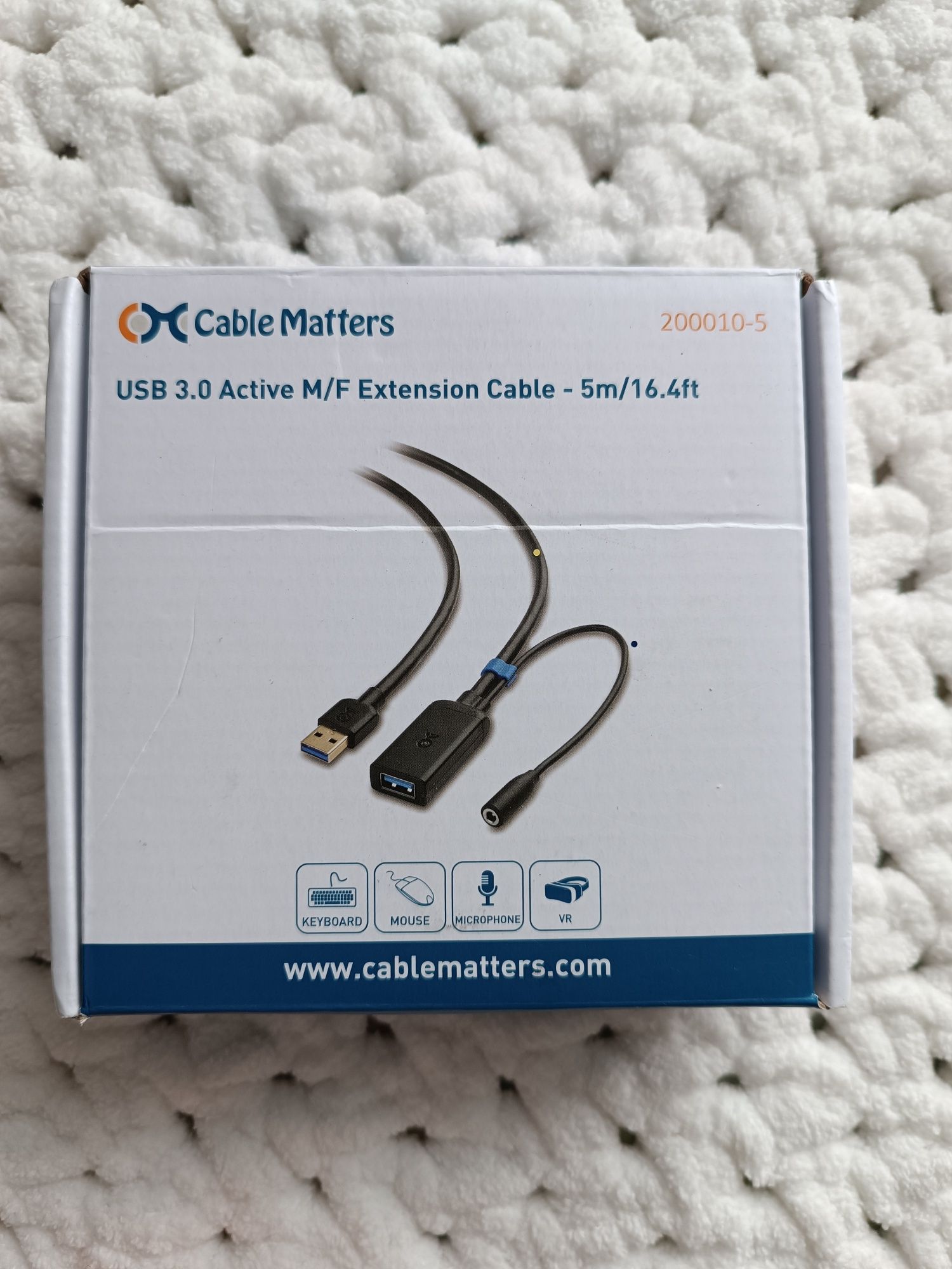 Кабель-подовжувач Cable Matters Active USB 3.0 VR
