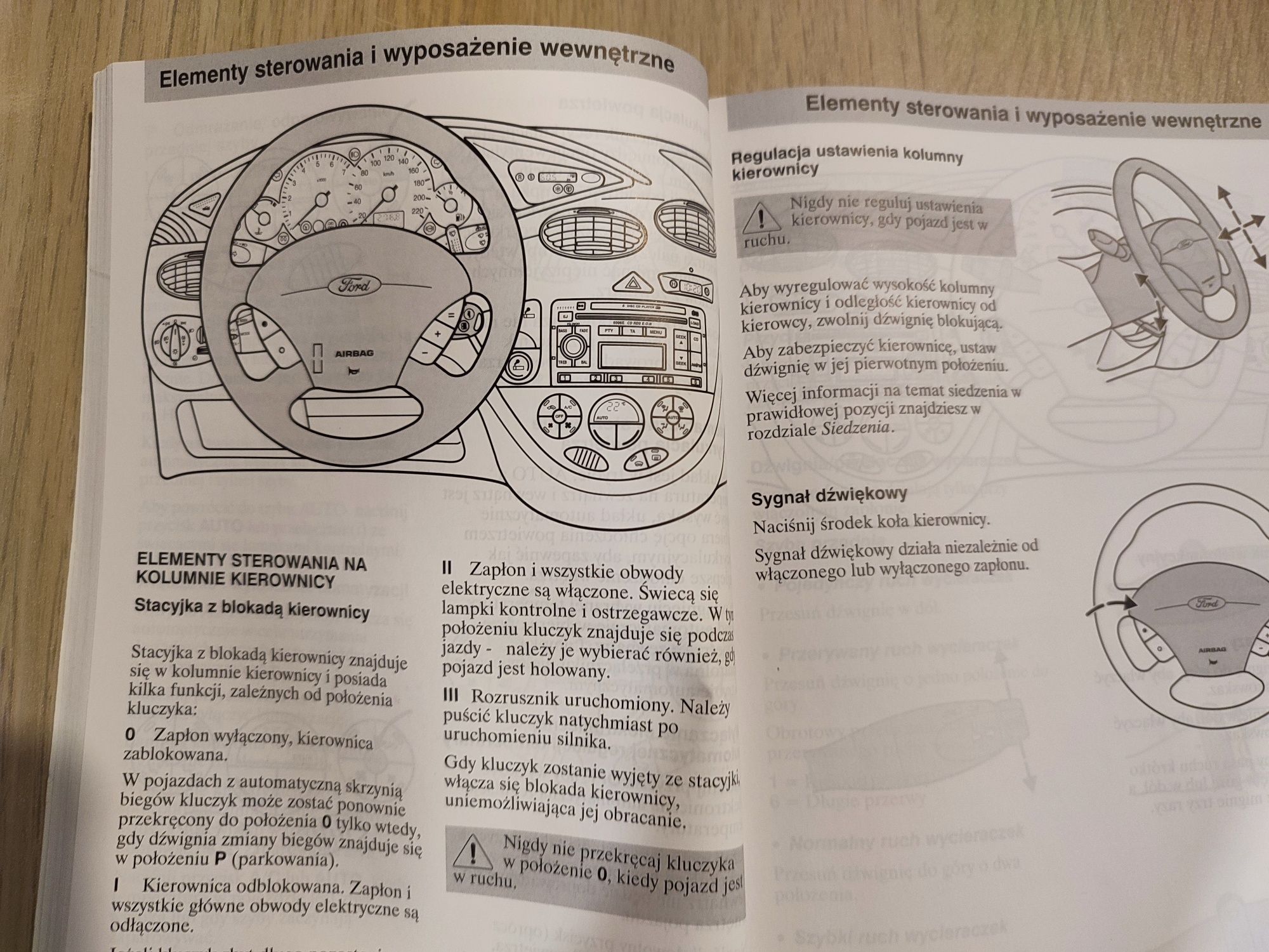 Instrukcja do Ford Focus MK1 2004r