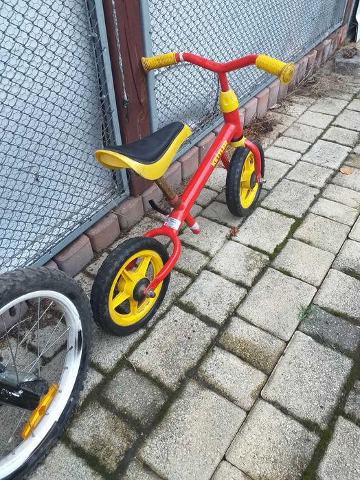 Dwa rowerki dziecięce 16" Boczne kółka