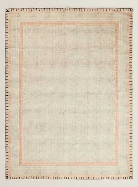 Zara Dywan chodnik etno boho Block print odbarwiony 150 x 200 cm