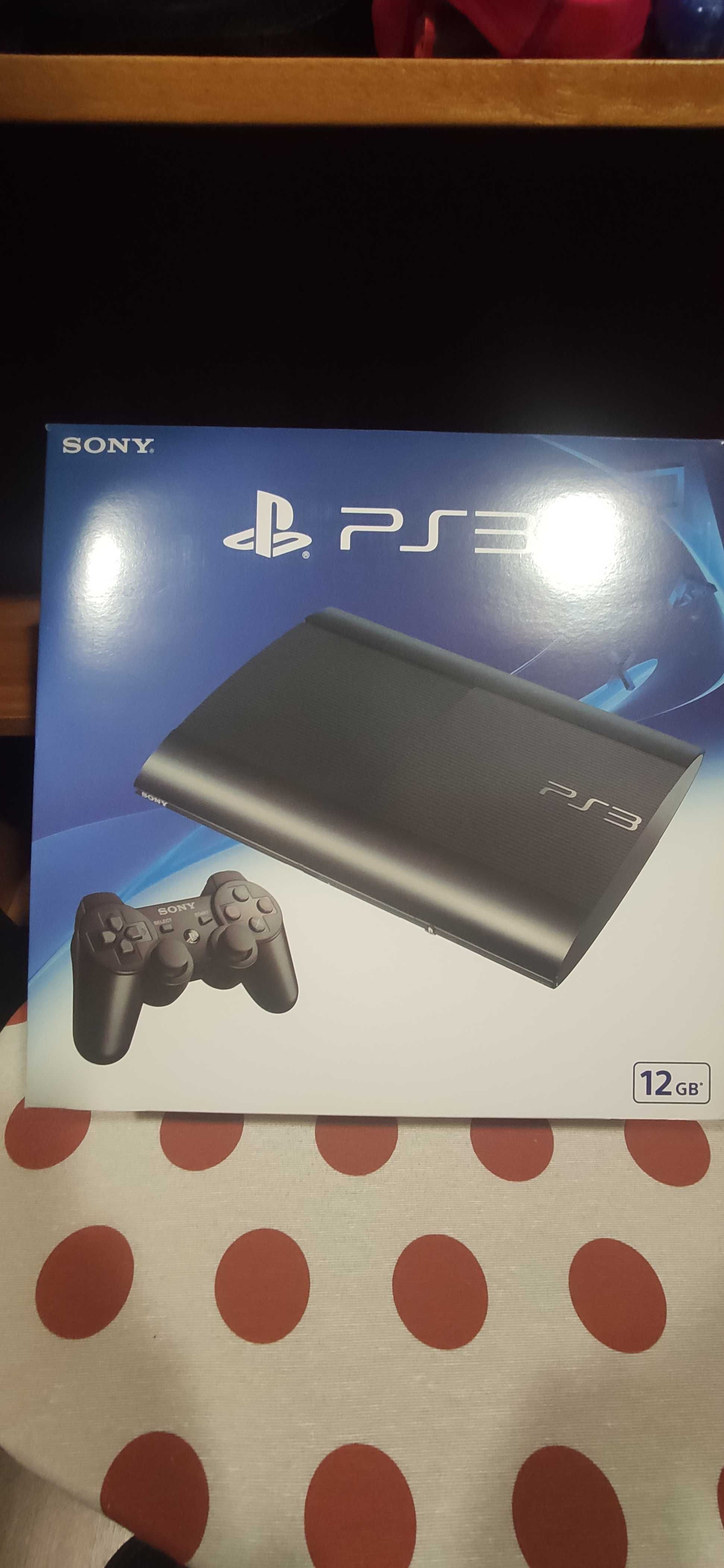 PlayStation 3 12gb como nova + comandos + 2 jogos