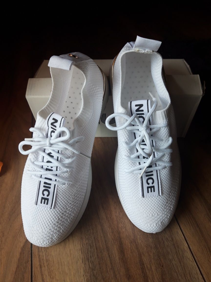 Tenisówki damskie 37 nowe Nice