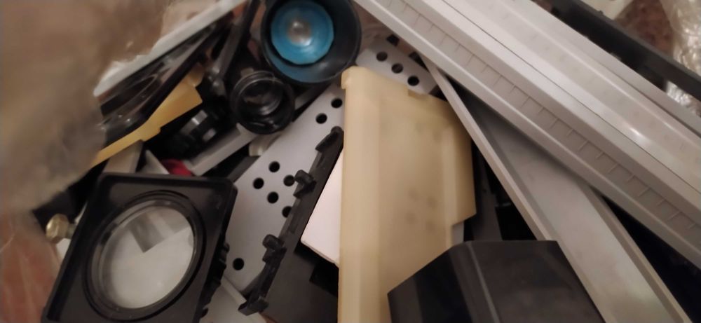 Zestaw zabawek autko klocki metalowe mały optyk metalowe