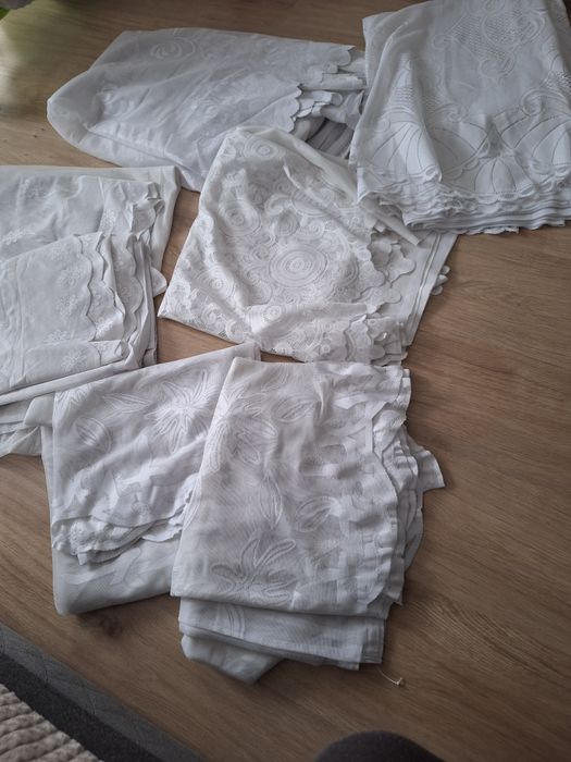 Firanki 7 szt używane  oddam za darmo
