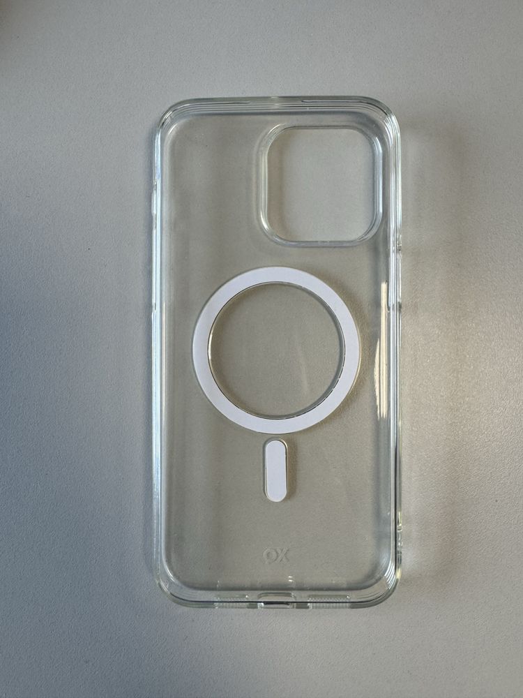 Capa iPhone 15 Pro Max Case - Transparente MagSafe