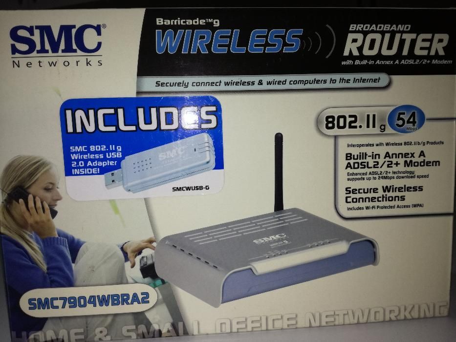 Router SMC ADSL Barricade g